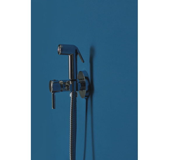 Ideal Standard bideta dušelis su 1500mm metaline žarna G1/2 , 7,6 l/min, chromas, BC180AA