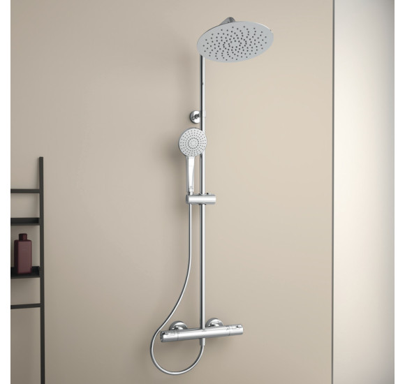 Ideal Standard CERATHERM T50 (A7565AA) termostatinė dušo sistema, chromo spalvos