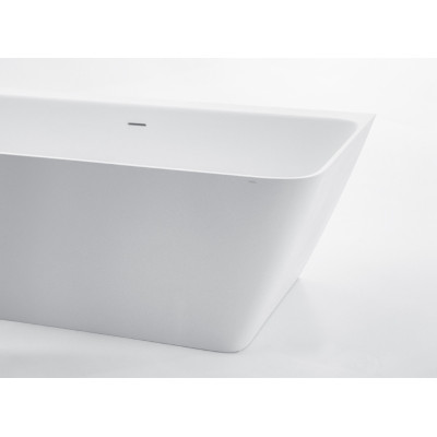 PAA QUADRO WALL prie sienos glaudžama vonia, silkstone 160x75cm