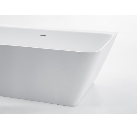 PAA QUADRO WALL prie sienos glaudžama vonia, silkstone 160x75cm