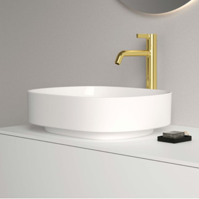 Ideal Standard Linda-X praustuvas montuojamas ant stalviršio 450x380x155 mm, be persipylimo