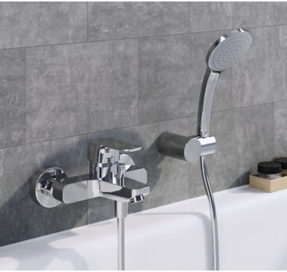 Ideal Standard Idealrain Soft 100 mm dušo komplektas su žarnele 1250 mm, chromas, B9451AA