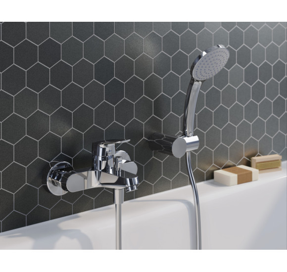 Ideal Standard CERAFLEX  vonios/dušo maišytuvas su dušo galvutės komplektu, B1722AA