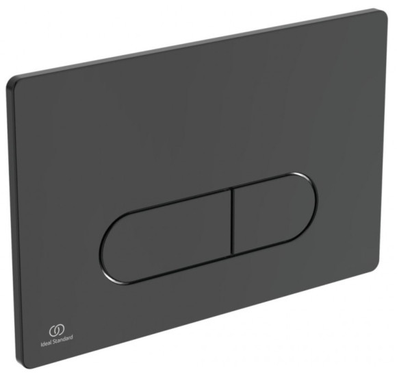 Ideal Standard Tesi Pakabinamo klozeto komplektas 3in1, juodos spalvos, T0079V3+T3527V3+R020467+R0115A6