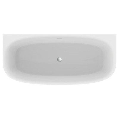 Ideal Standard Dea prie sienos statoma vonia (balta matinė/juoda apdaila), T9940V3