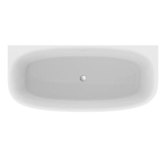 Ideal Standard Dea prie sienos statoma vonia (balta matinė/juoda apdaila), T9940V3