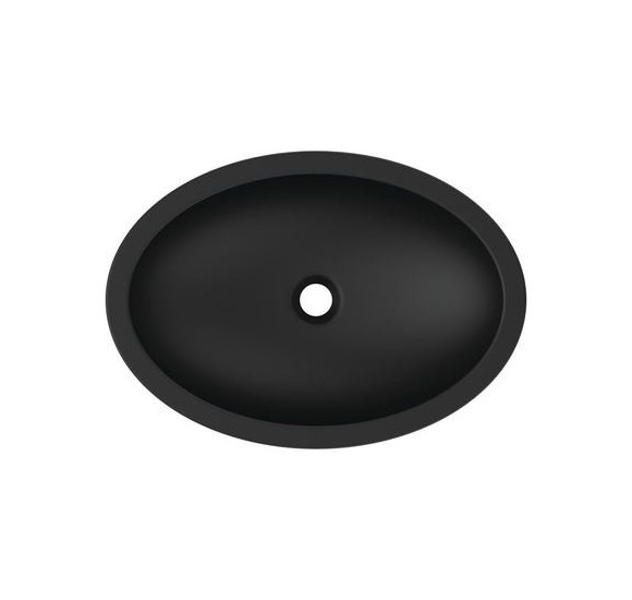 Ideal Standard Strada "O" ovalus juodas keramikinis praustuvas