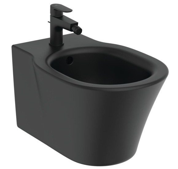 Ideal Standard Connect Air pakabinamas juodas bide 360x540mm