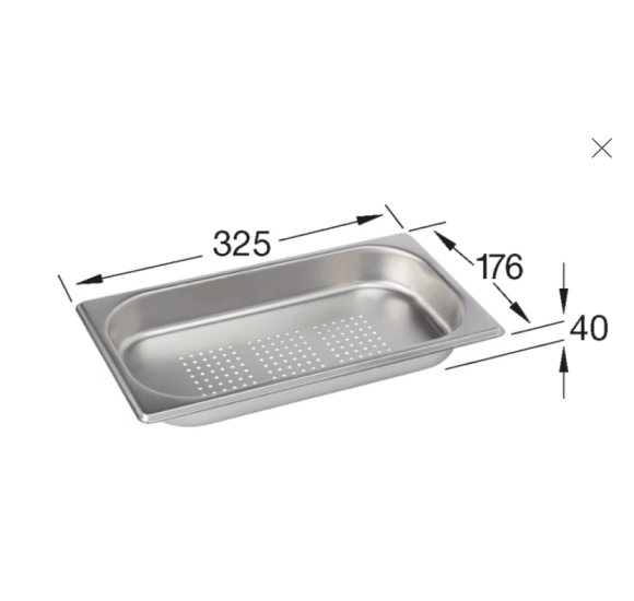 Villeroy&Boch nerūdijančio plieno indas 176x325