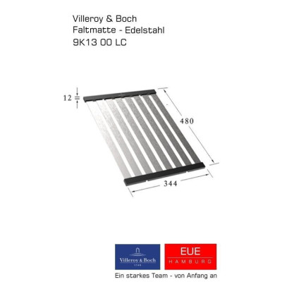 Villeroy&Boch sulankstoma nusausinimo plokštuma