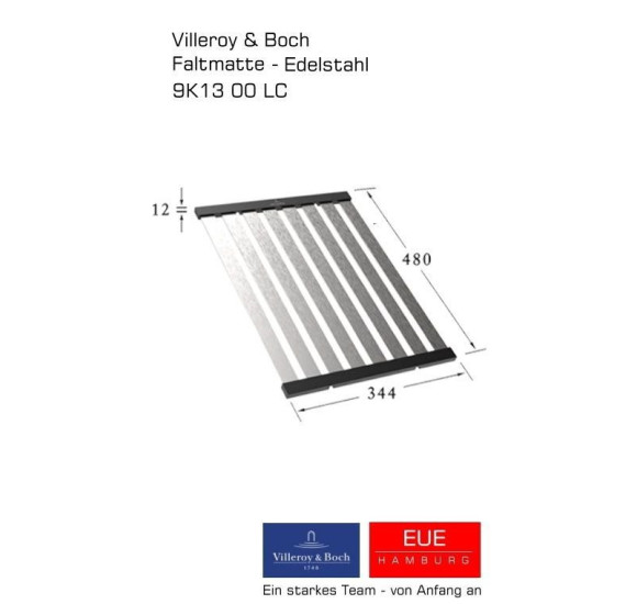 Villeroy&Boch sulankstoma nusausinimo plokštuma