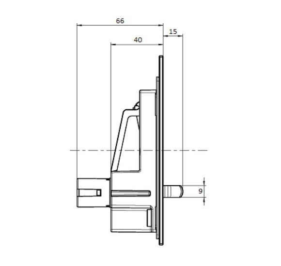 WC klavišas Villeroy&Boch 300 baltas su chromo mygtukais