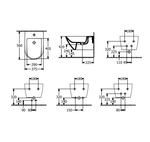 Bide Villeroy&Boch Subway 3.0 su C+ danga