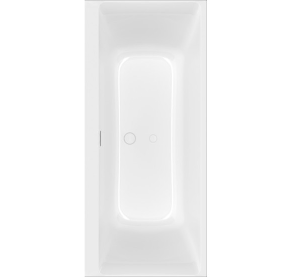 Villeroy&Boch Subway 3.0 Duo stačiakampė vonia, 1800 x 800 mm su vandenį pripildančiu sifonu