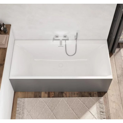 Villeroy&Boch Subway 3.0 Duo stačiakampė vonia, 1800 x 800 mm su vandenį pripildančiu sifonu