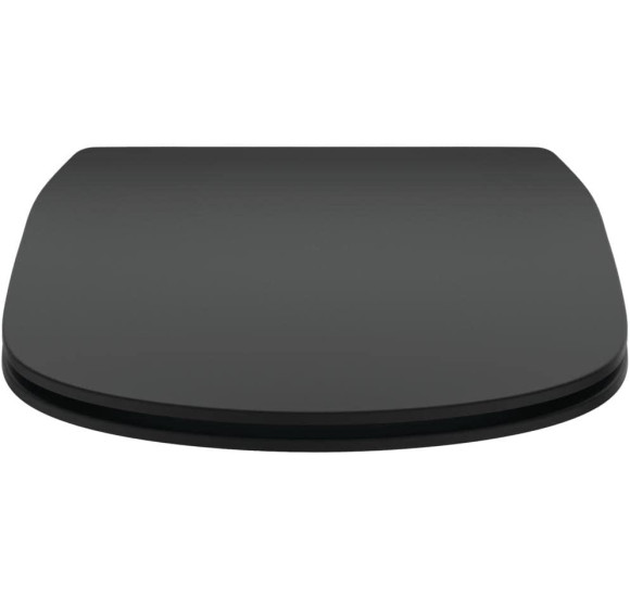 Pakabinamo klozeto Ideal Standard TESI "soft close" dangtis, juodos matinės spalvos, T3527V3