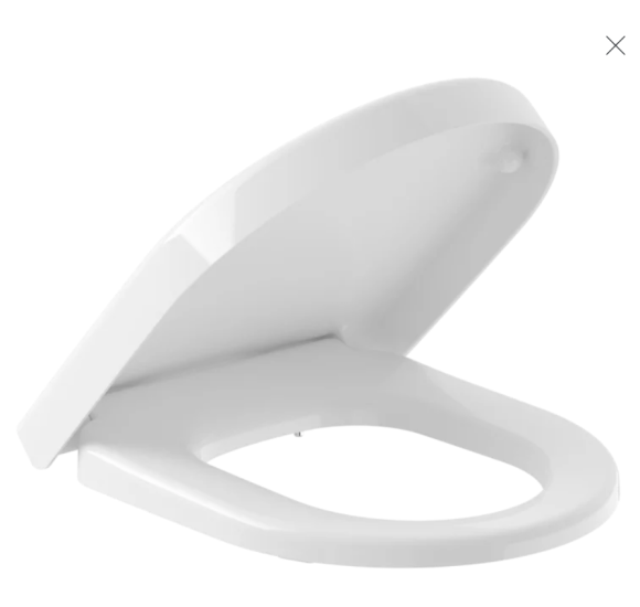 Villeroy&Boch Subway 2.0 Compact pakabinamo klozeto dangtis su soft close technologija