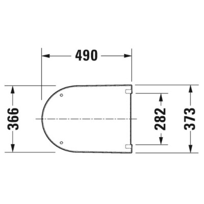Duravit pakabinamo klozeto Soft Close dangtis