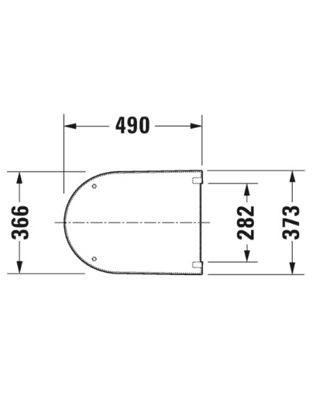 Duravit pakabinamo klozeto Soft Close dangtis