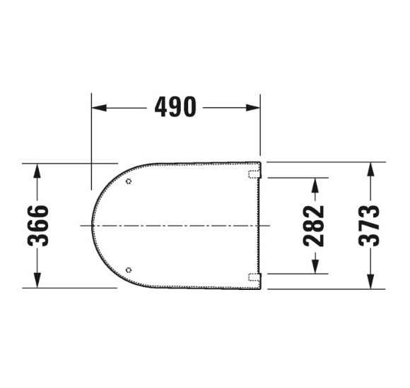 Duravit pakabinamo klozeto Soft Close dangtis