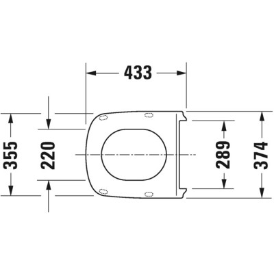 Duravit Durastyle pakabinamo klozeto Soft Close dangtis