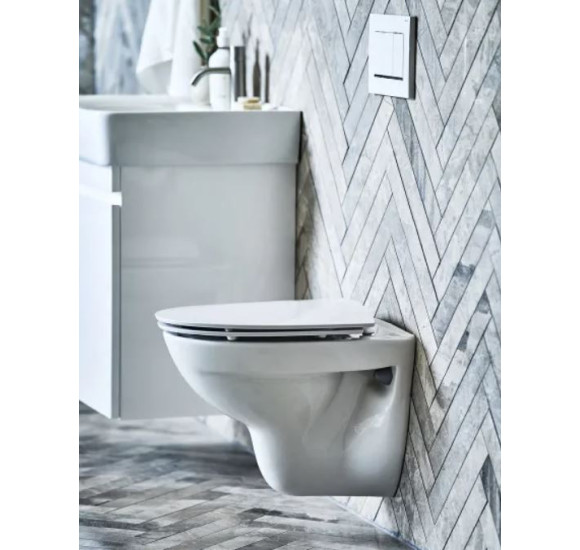 IŠPARDAVIMAS. Ifo Spira Art 6240 pastatomo klozeto dangtis su Soft Close technologija