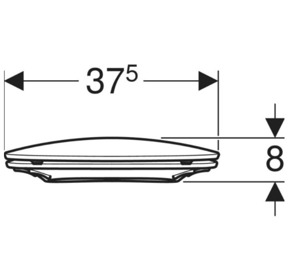 IŠPARDAVIMAS. Ifo Spira Art 6240 pastatomo klozeto dangtis su Soft Close technologija