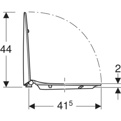 IŠPARDAVIMAS. Ifo Spira Art 6240 pastatomo klozeto dangtis su Soft Close technologija