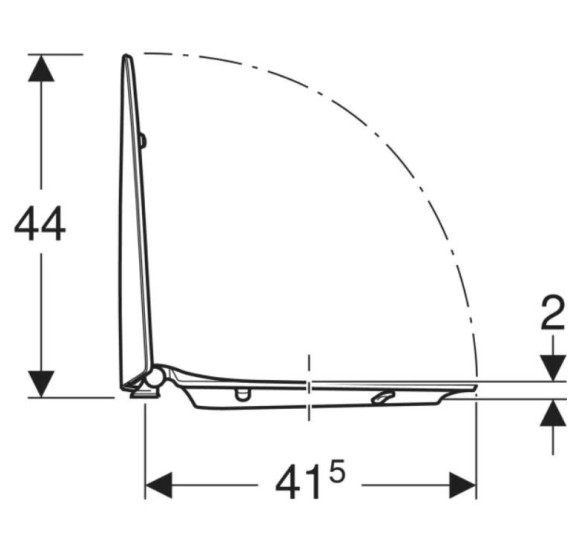 IŠPARDAVIMAS. Ifo Spira Art 6240 pastatomo klozeto dangtis su Soft Close technologija