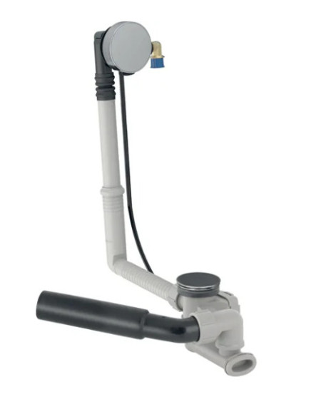 Geberit vonios sifonas su pasukamąja rankena ir vandens prileidimo funkcija