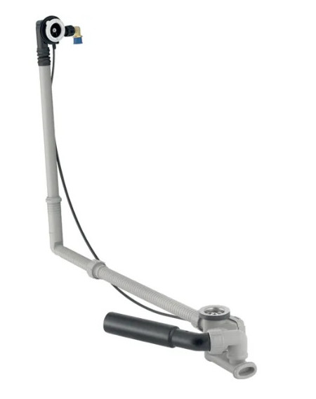 Geberit vonios sifonas su pasukamąja rankena ir vandens įleidimo funkcija, d52, 73 cm ilgio