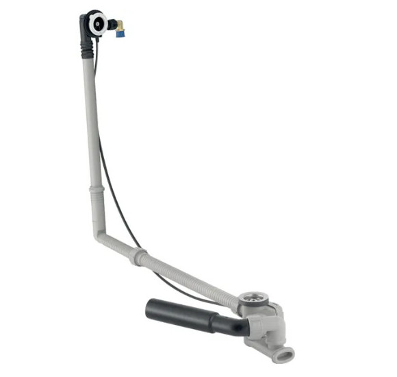 Geberit vonios sifonas su pasukamąja rankena ir vandens įleidimo funkcija, d52, 73 cm ilgio