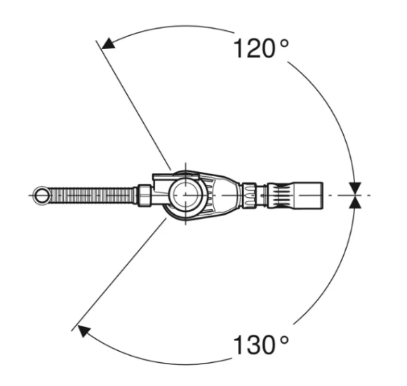Geberit vonios sifonas su PushControl uždarymo paspaudimu funkcija d52, aukštis 60 cm, su montavimo dalių rinkiniu
