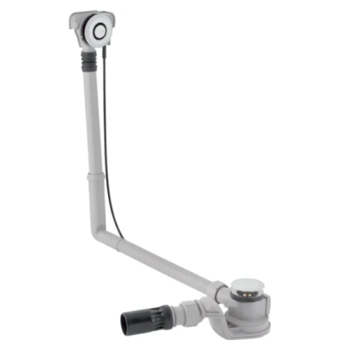 Geberit vonios sifonas su PushControl uždarymo paspaudimu funkcija d52, ilgis 50 cm, su montavimo dalių rinkiniu