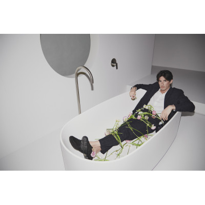 Ideal Standard Linda - X ovali laisvai pastatoma vonia, baltos matinės spalvos 175x85