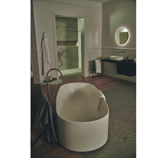 Ideal Standard Linda - X ovali laisvai pastatoma vonia, baltos matinės spalvos 175x85