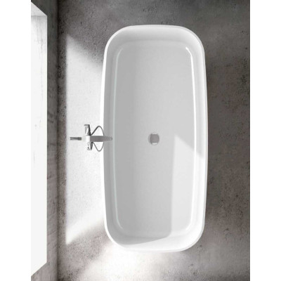 Akmens masės vonia VAYER VOLANS 1510x720 balta