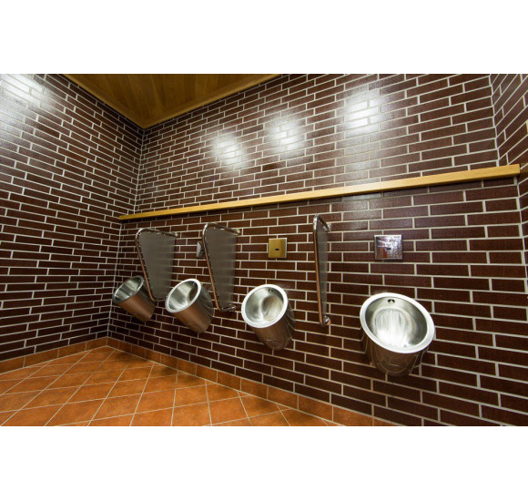 IŠPARDAVIMAS. Sanela antivandalinis pisuaras nerūdijančio plieno, tvirtinimas 4 taškuose