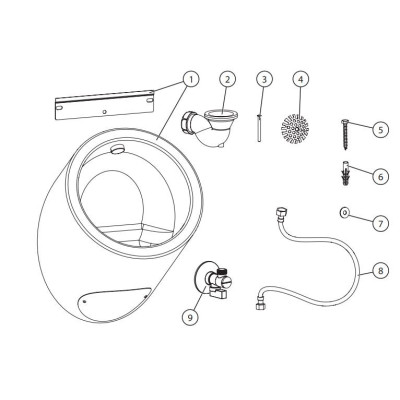 IŠPARDAVIMAS. Sanela antivandalinis pisuaras nerūdijančio plieno, tvirtinimas 4 taškuose