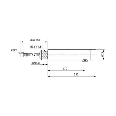 Ideal Standard SensorFlow NEW potinkinis sensorinis maišytuvas 17 cm, A7560AA