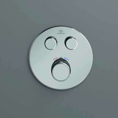 Ideal Standard Ceratherm Navigo potinkinis, termostatinis, dviejų krypčių, maišytuvas apvaliu korpusu, A7296