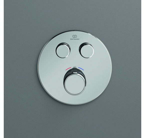 Ideal Standard Ceratherm Navigo potinkinis, termostatinis, dviejų krypčių, maišytuvas apvaliu korpusu, A7296