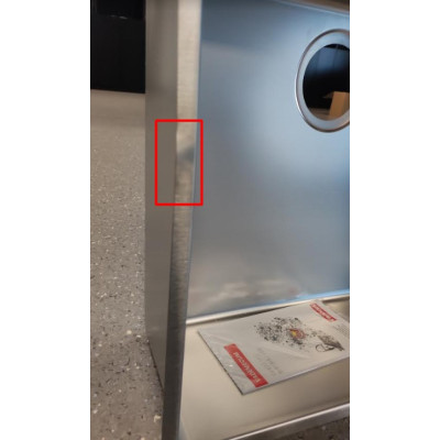 IŠPARDAVIMAS! Franke MRX 210-50 TL nerūdijančio plieno plautuvė (įlenkimas ant plautuvės krašto)