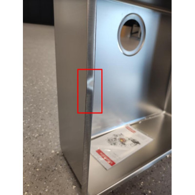 IŠPARDAVIMAS! Franke MRX 210-50 TL nerūdijančio plieno plautuvė (įlenkimas ant plautuvės krašto)