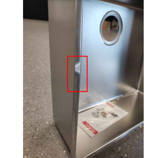 IŠPARDAVIMAS! Franke MRX 210-50 TL nerūdijančio plieno plautuvė (įlenkimas ant plautuvės krašto)