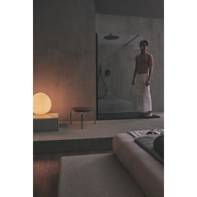 Ideal Standard CONNECT 2 stiklo sienelė dušui 90x195 cm juodos matinės spalvos profiliais, K9377V3