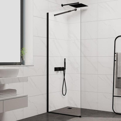 IŠPARDAVIMAS. Ideal Standard CONNECT 2 stabilizuojantis stiklo sienelės kampinis laikiklis juodos matinės spalvos, K9381V3