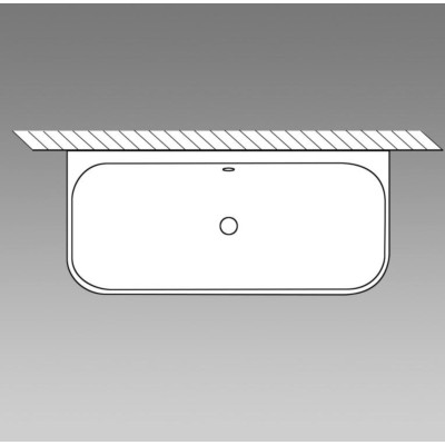 BETTE Starlet Silhouette I prie sienos glaudžiama, plieninė vonia 175x80cm