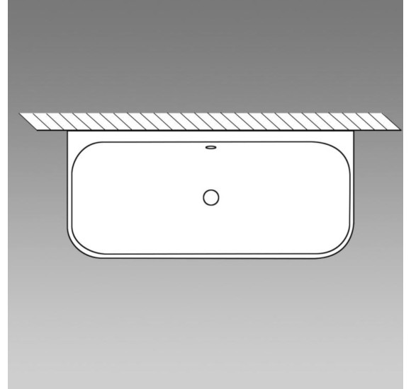 BETTE Starlet Silhouette I prie sienos glaudžiama, plieninė vonia 175x80cm