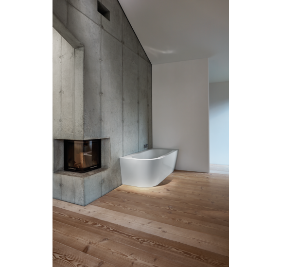 BETTE Starlet Silhouette V kampinė, plieninė vonia 175x80cm